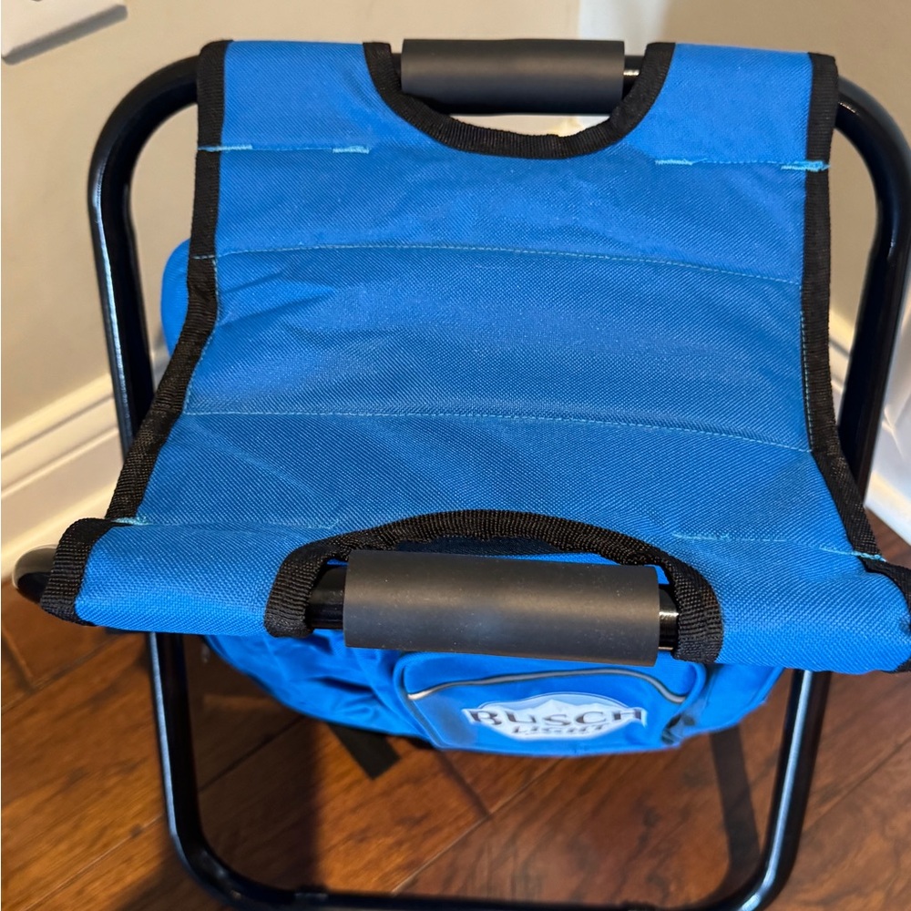 Blue Busch light Backpack Chair - Picture 2 of 3